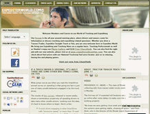 Tablet Screenshot of expediterworld.com